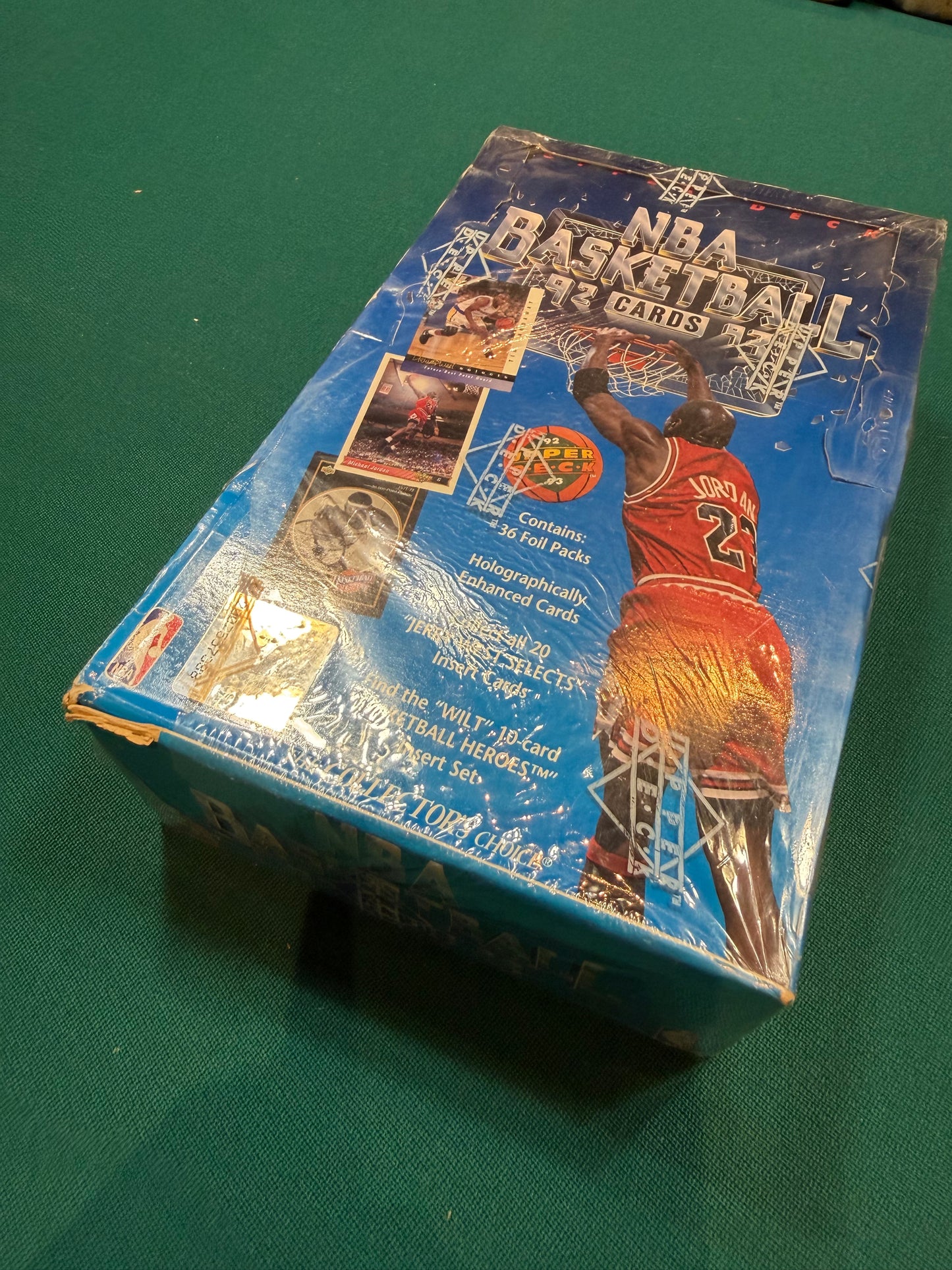 1992/93 Upperdeck Basketball Hobby Box Low Series (36) packs per box. Factory Sealed!