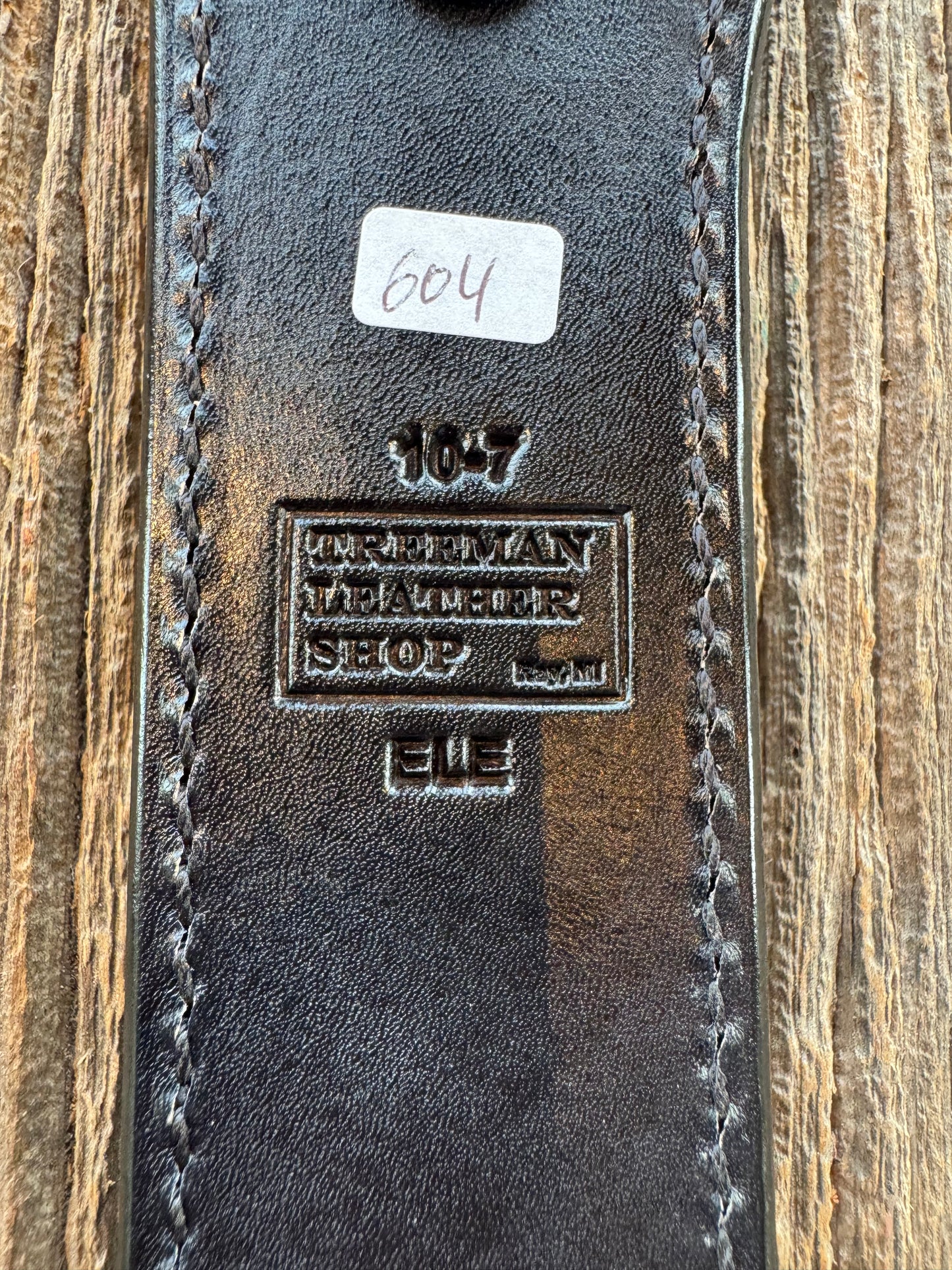 Randall Model 10-7 Fisherman Exotic Sheath in Black Elephant by Treeman.