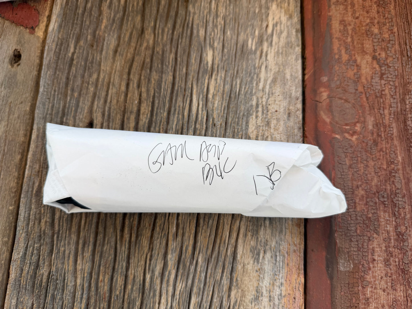 New in Paper Randall Model “Gambler” 4 Inch in Black Micarta Nickel hilt, Stainless, black and aluminum spacers.