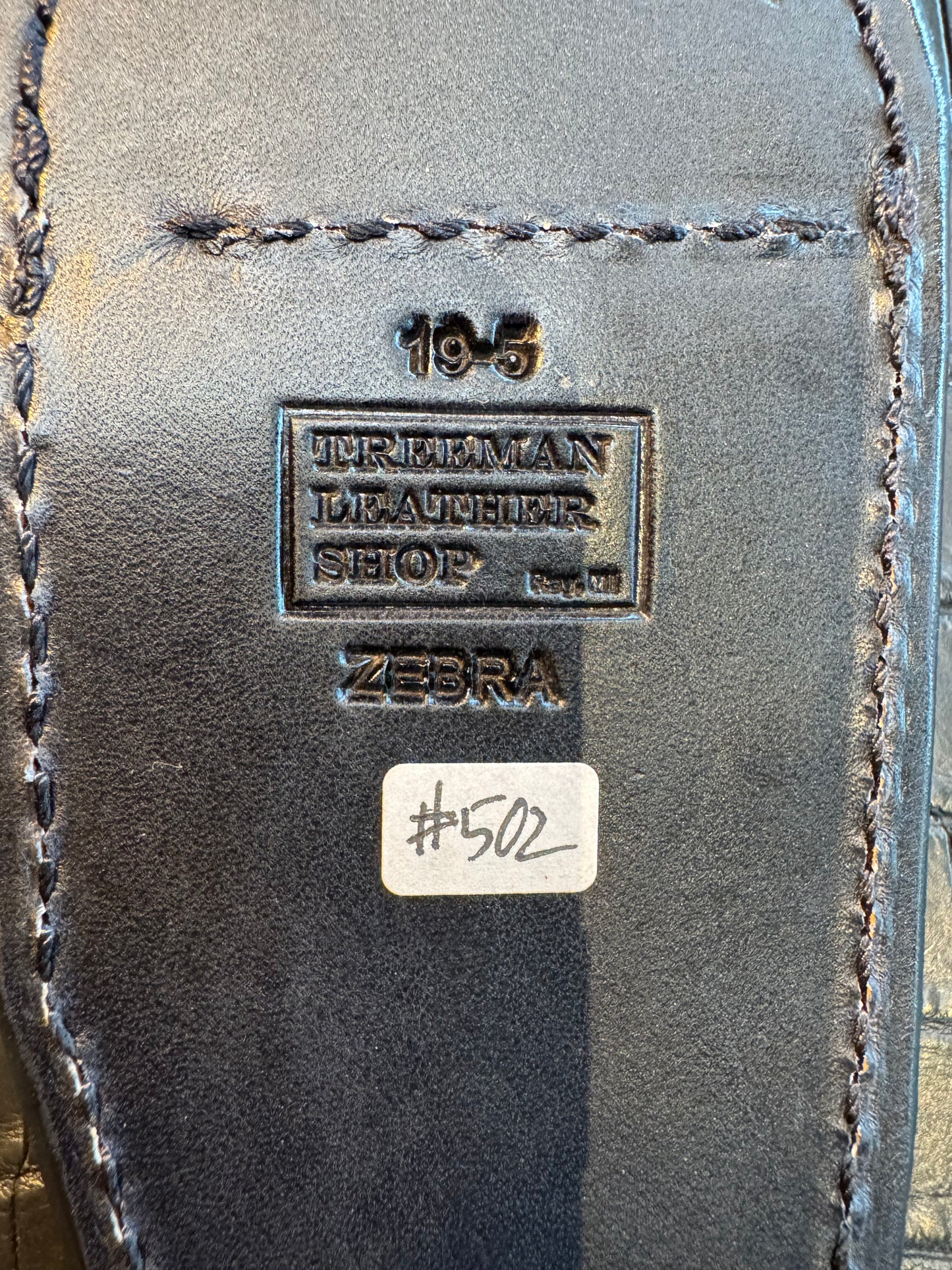Randall Model 19-5 Exotic Zebra Skin Sheath from Treeman.