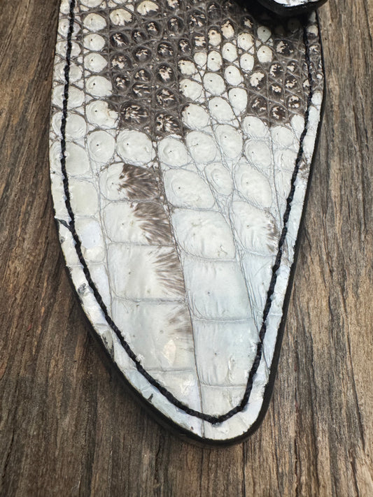 Randall Model 19-5 Exotic Natural Crocodile Sheath from Treeman.