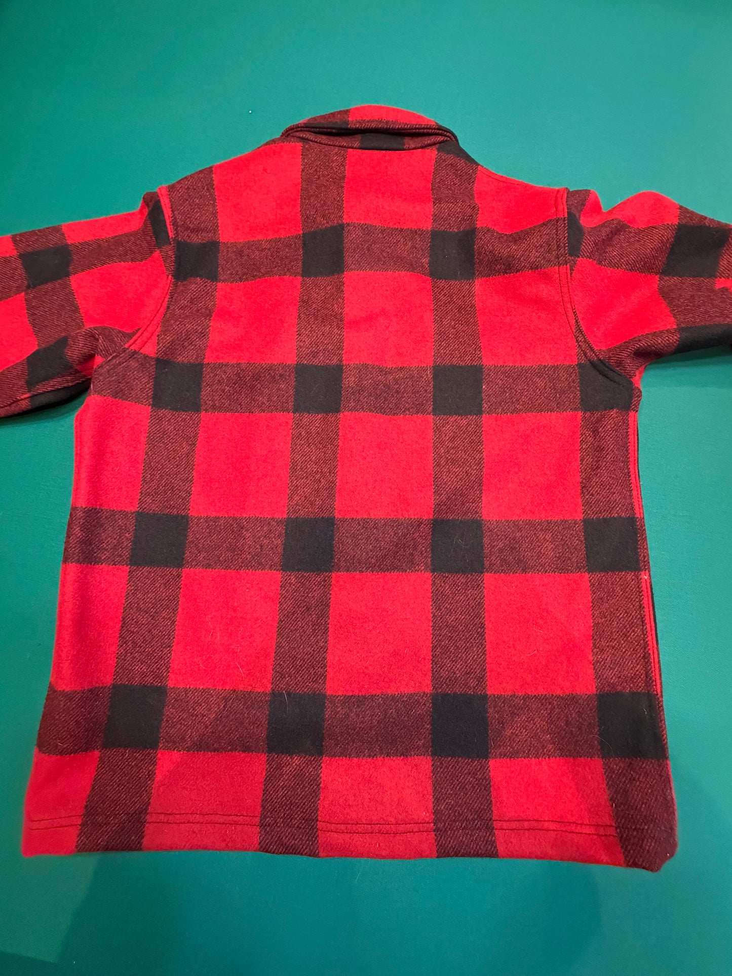 Filson Mackinaw Wool Jac Shirt Red Black - Mens M - New - Made In USA - Limited
