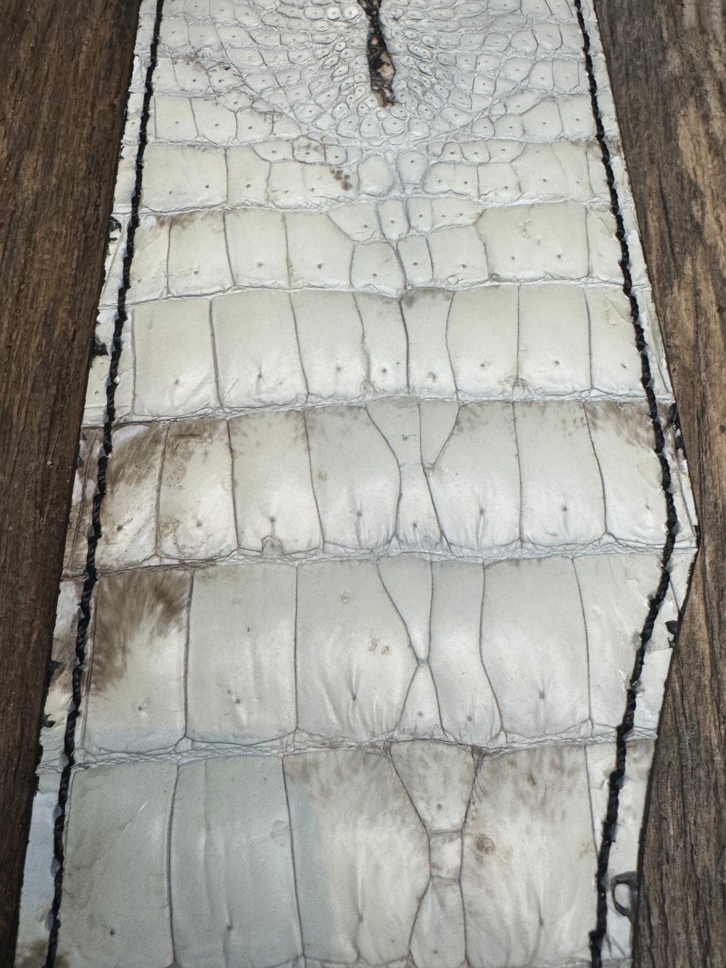 Randall Model 12-11 “Smitty” Anus Sheath in Exotic Natural Crocodile from Treeman.