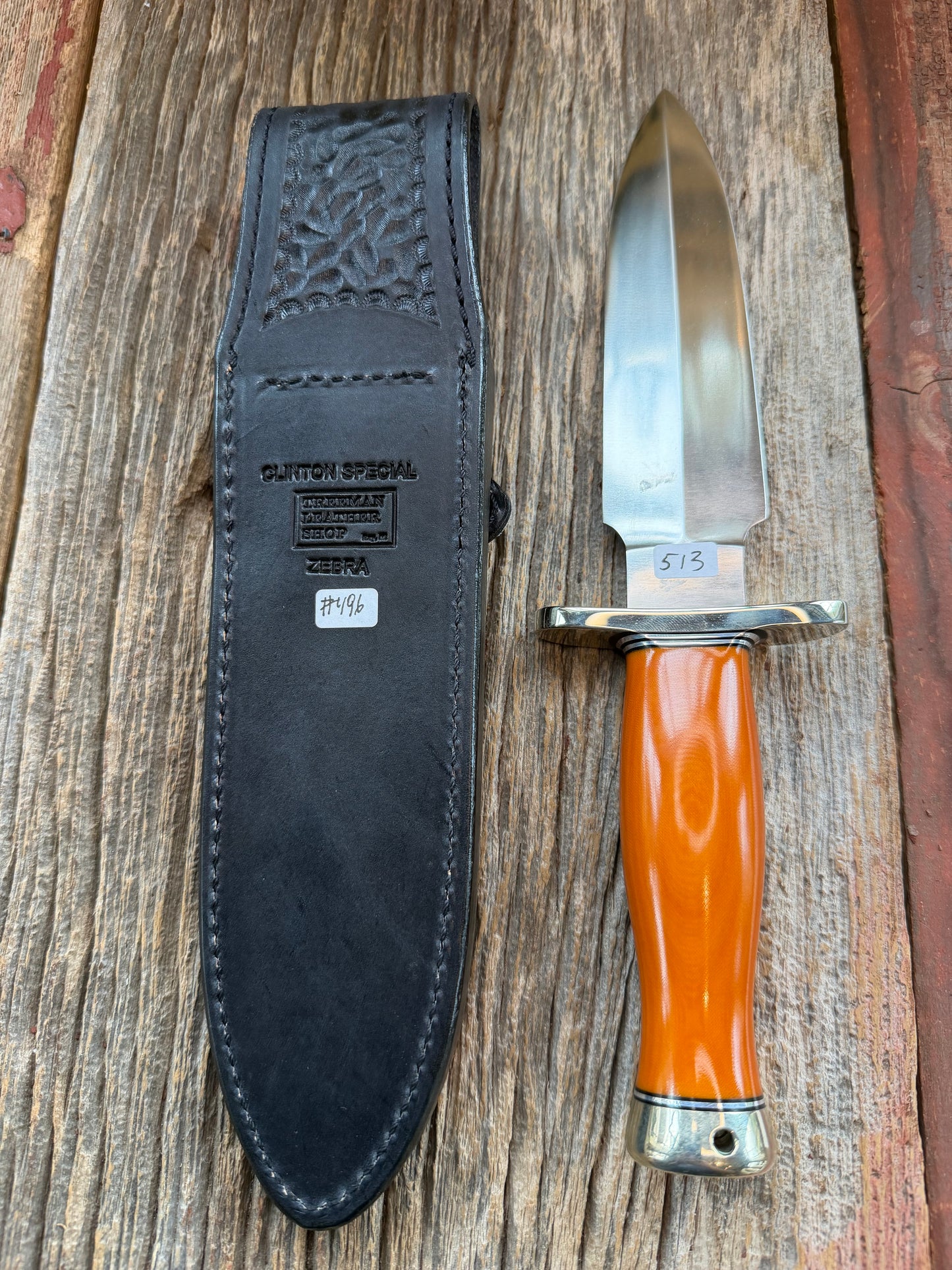 Rare Randall Knife Clinton Special Westinghouse Stainless Steel Croc Sheath NS