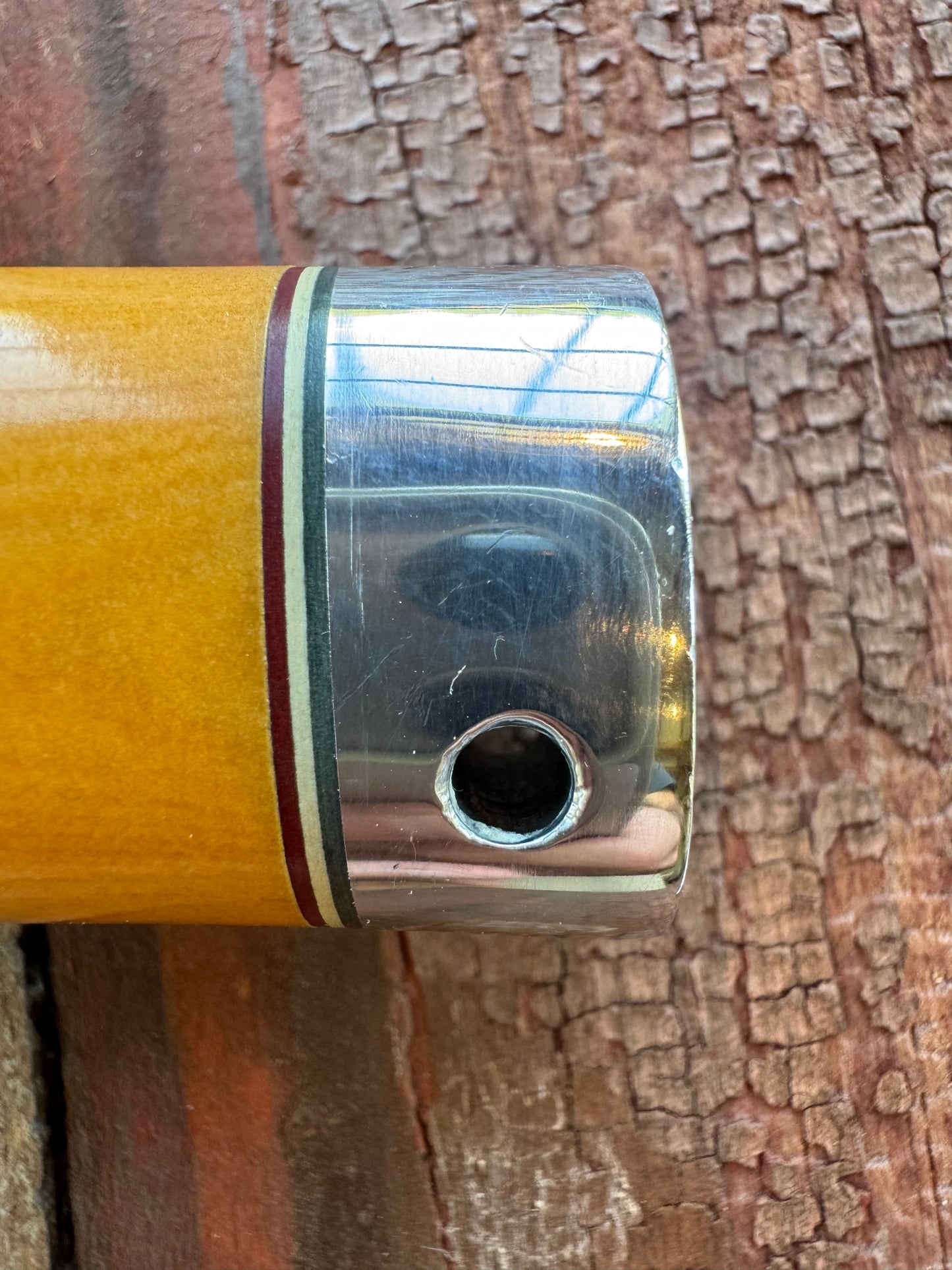Randall Model 1-8 in Yellow Westinghouse Micarta, Nickel Silver Hilt, Stainless Steel.