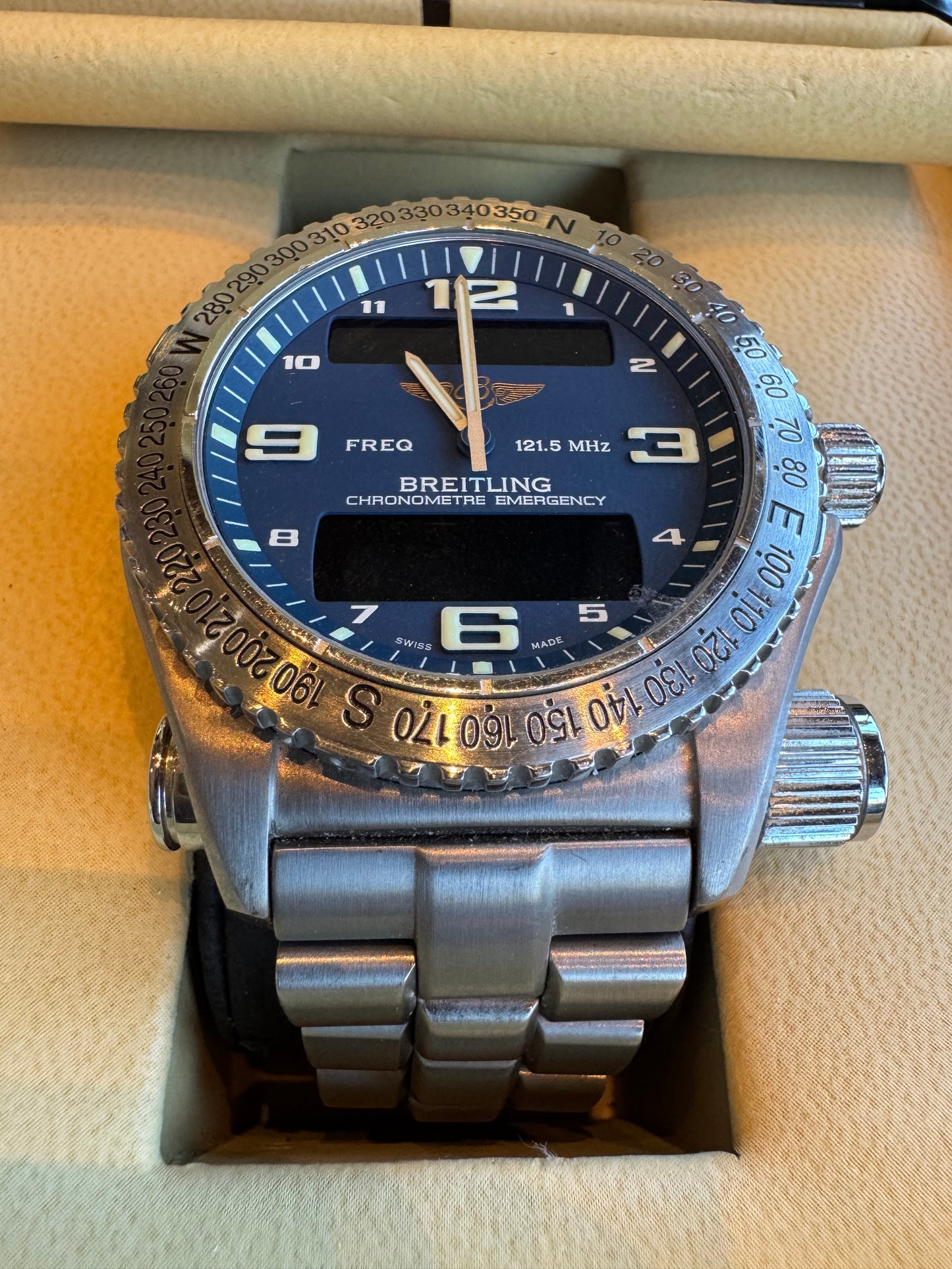 Breitling Emergency Reference Number. E73621. Eperp or Beacon never activated.
