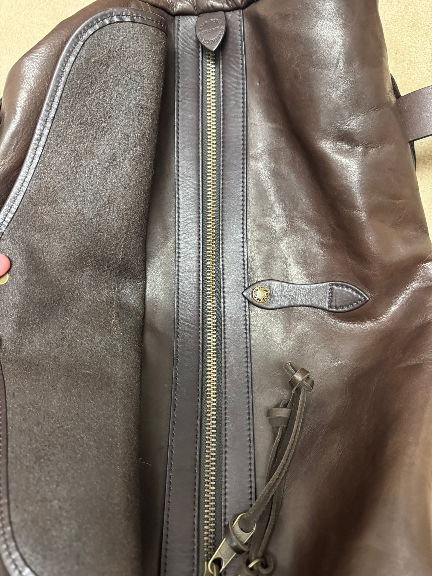 Nice Filson Weatherproof Leather Duffle Sierra Brown Grail Rare