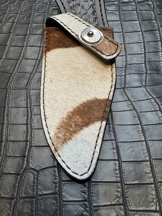 Randall Model 19-5 Exotic Zebra Skin Sheath from Treeman.