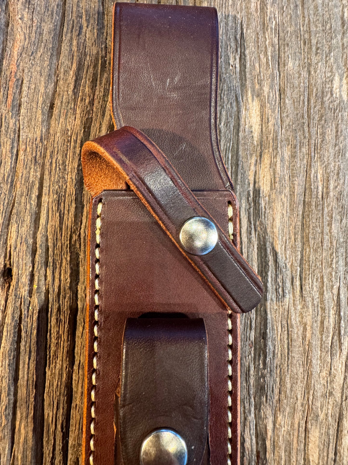 New Randall Sullivans by Gutcher Leather Knife Sheath Model 1-7 with Stone