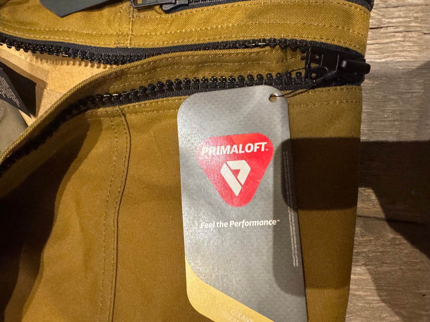 NWT Filson TIN CLOTH PRIMALOFT® JACKET DARK TAN Medium NWT