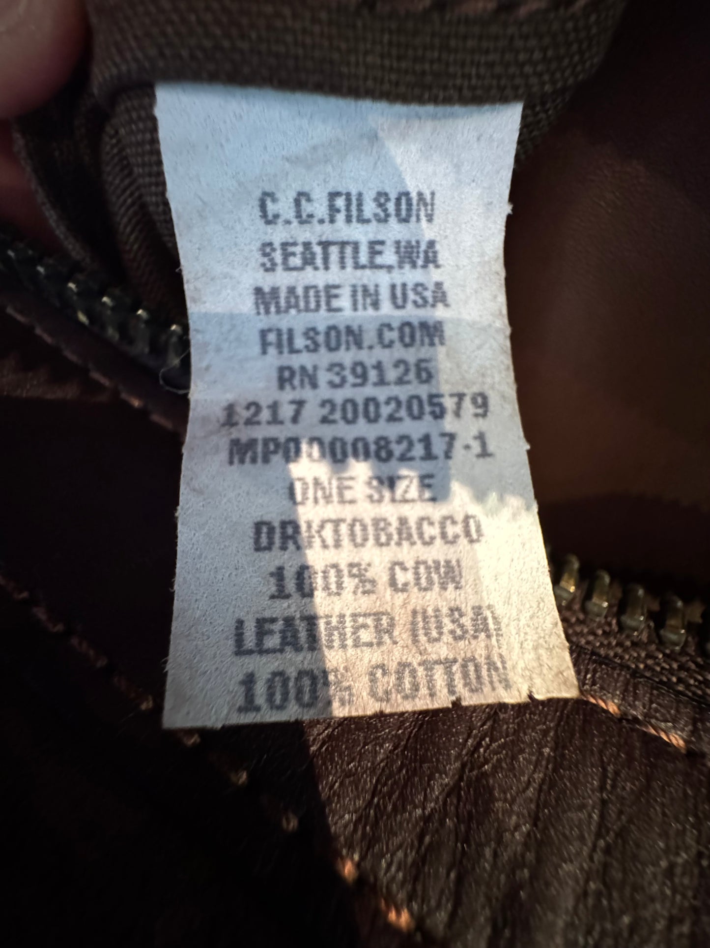 Grail Filson Rugged Suede Duffle Dark Tobacco New Without Tags ( big savings)