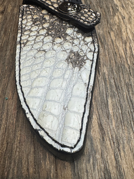 Randall Model 19-5 Exotic Natural Crocodile Sheath from Treeman.