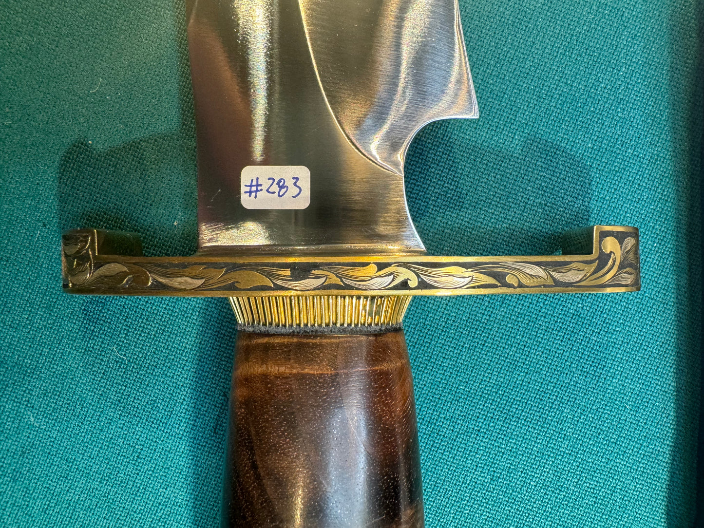 New in Paper Randall Large Sasquatch Brass Lugged Hilt Turkish Walnut #994 Jere Davidson engraved