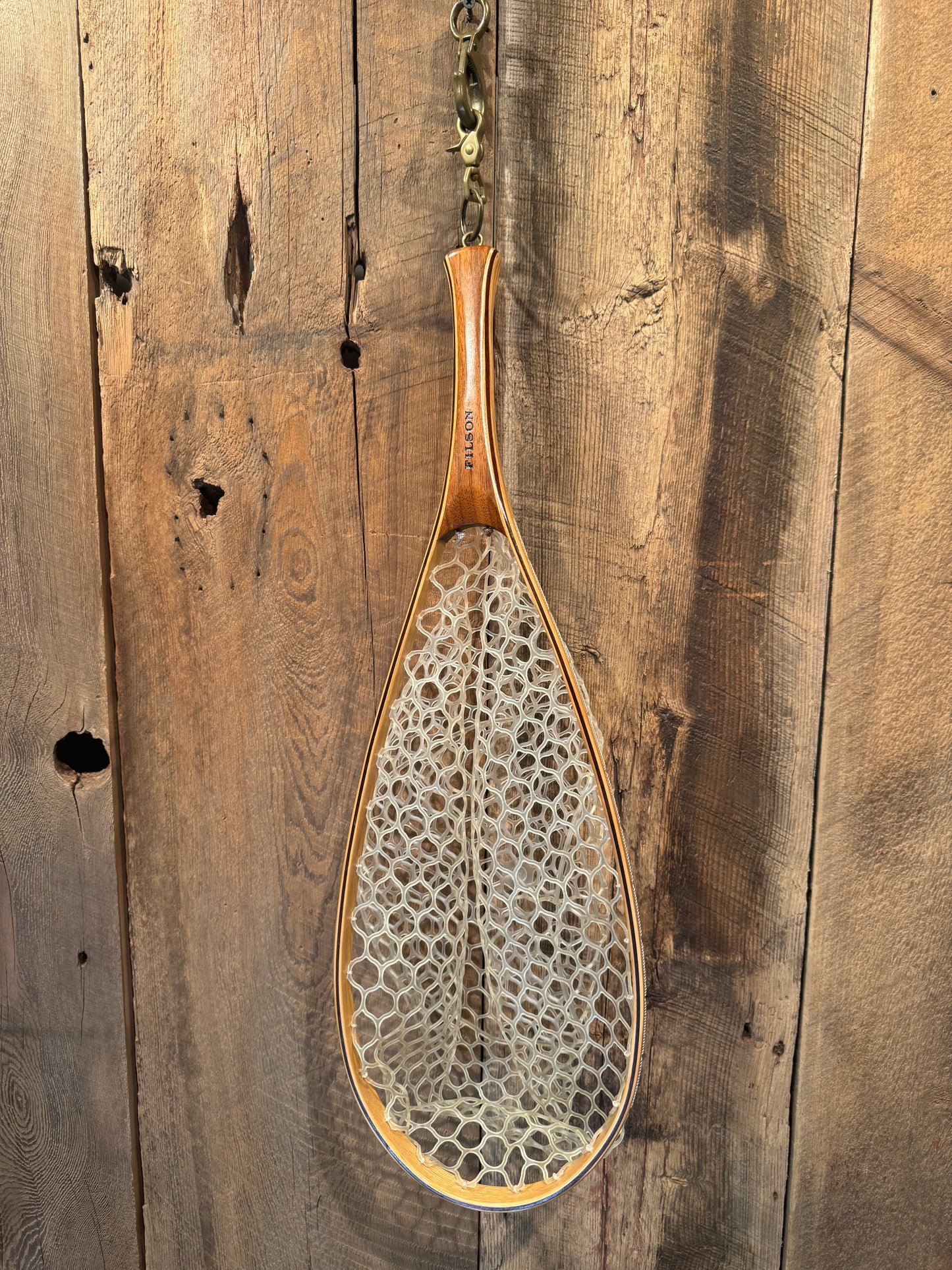Filson Wooden Fly Fishing Net great condition Scarce!!