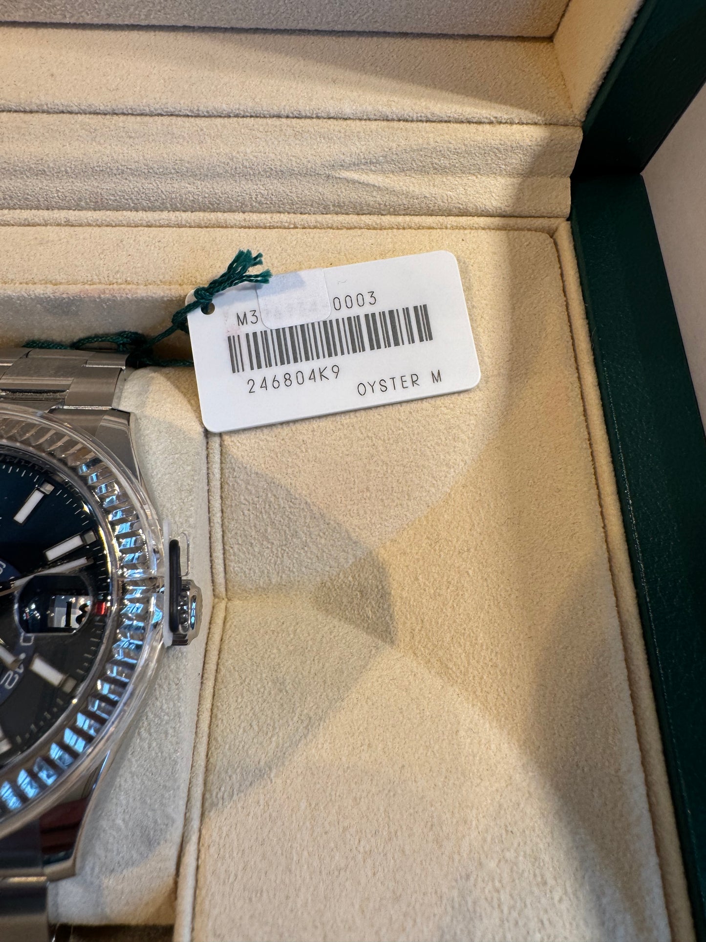 2017 Rolex Skydweller 42mm, Blue Dial Oyster Bracelet Box + Papers Model # 326934 lightly worn.