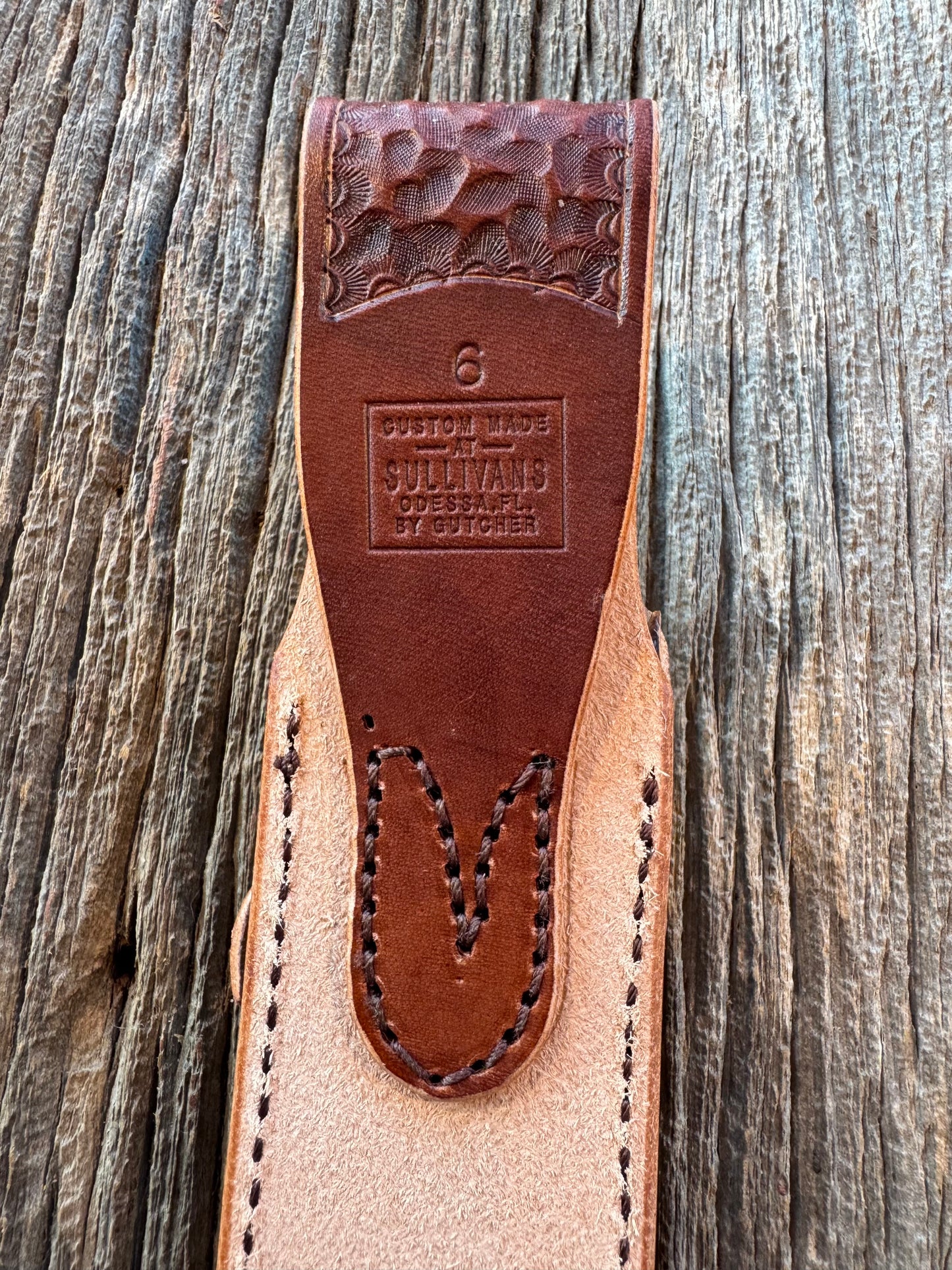 New Randall Sullivans by Gutcher Exotic Python Knife Sheath for a Model 1-6 or 12-6 with Sharpening Stone.