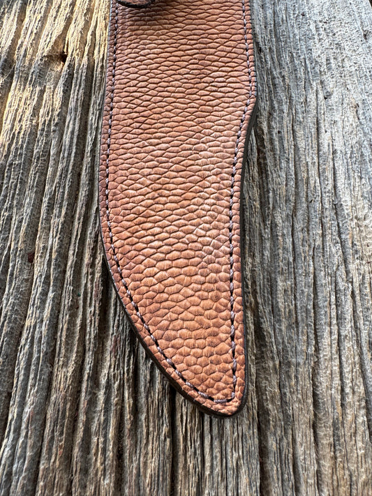 Randall Model 12-8 “Big Bear” Sheath in Exotic Tanned Beaver Pelt by Treeman.