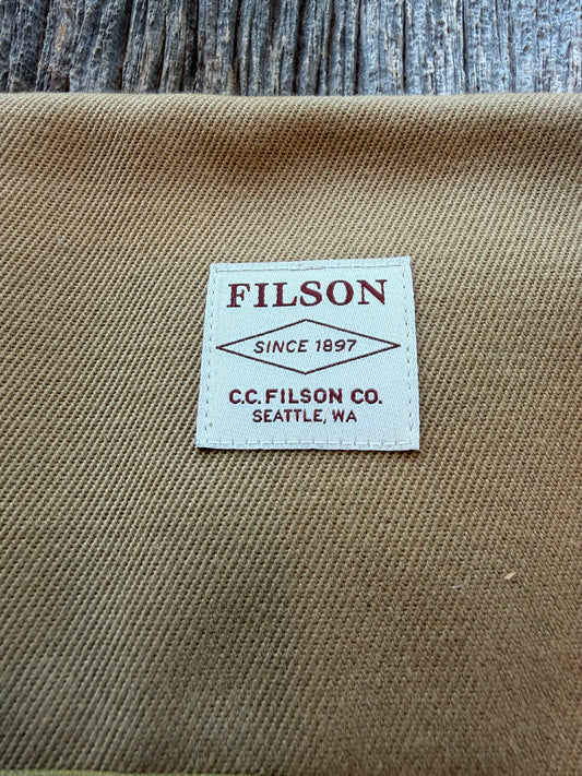 Rare Filson Tool Roll in Heavy Twill and Leather| Dark Tan| USA| # 11070303