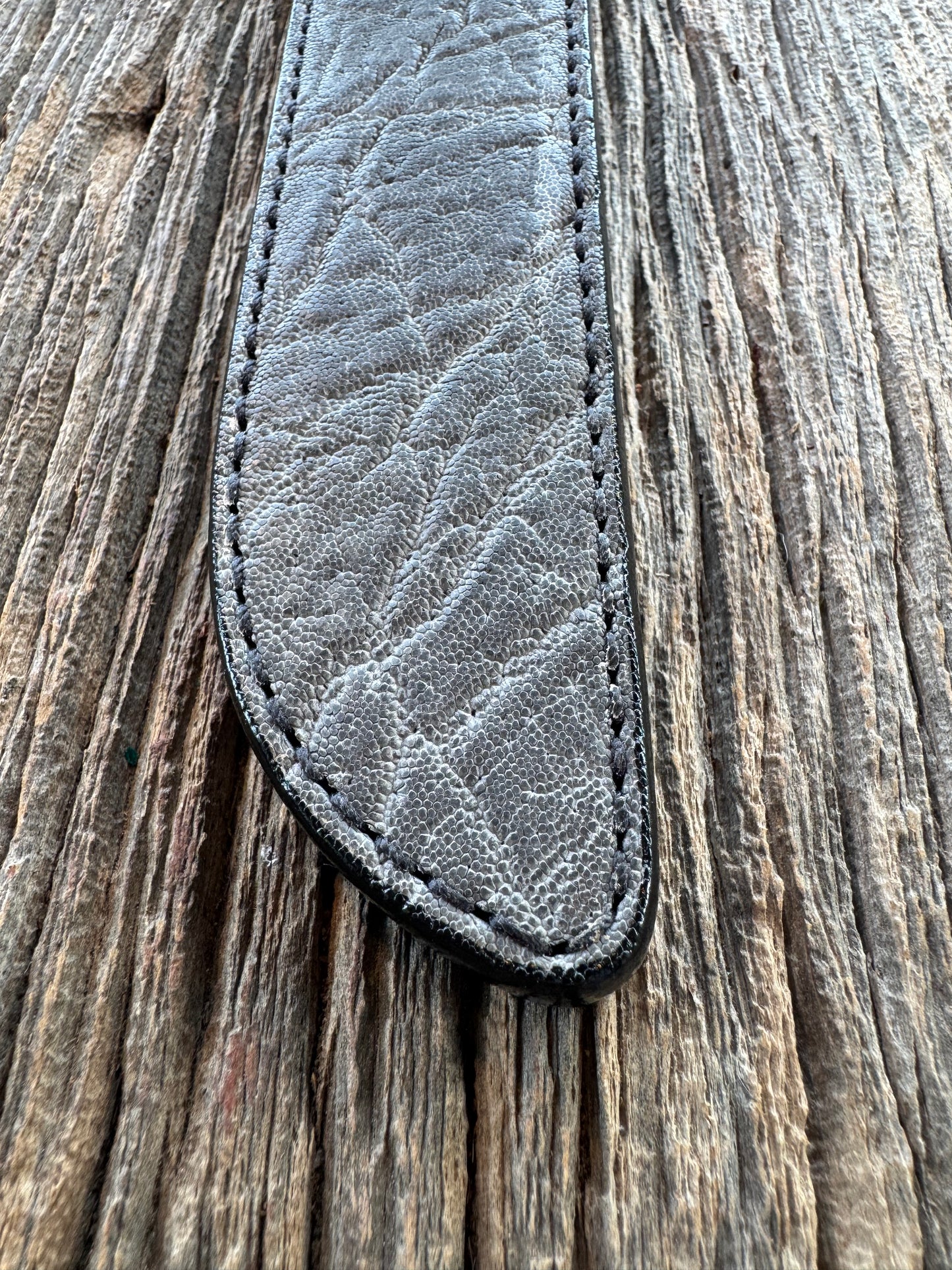 Randall Model 10-7 Fisherman Exotic Sheath in Gray Elephant by Treeman.