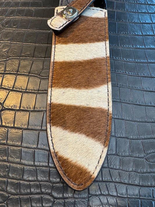 Randall Model Clinton Special TC Exotic Sheath in Zebra by Treeman.