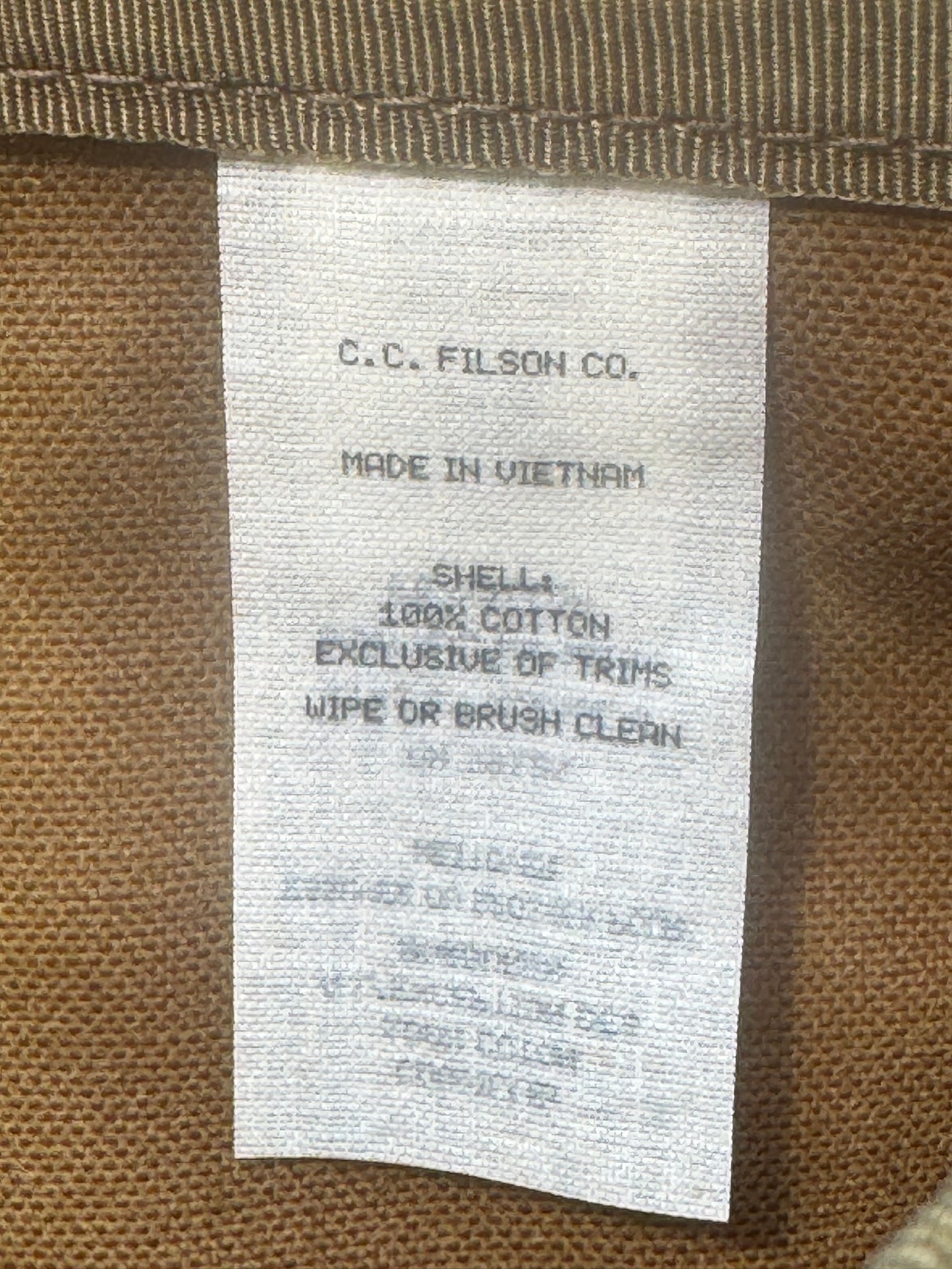 New with Tags Filson Smokejumper Tin Wallet OG Dark Tan # 20236230