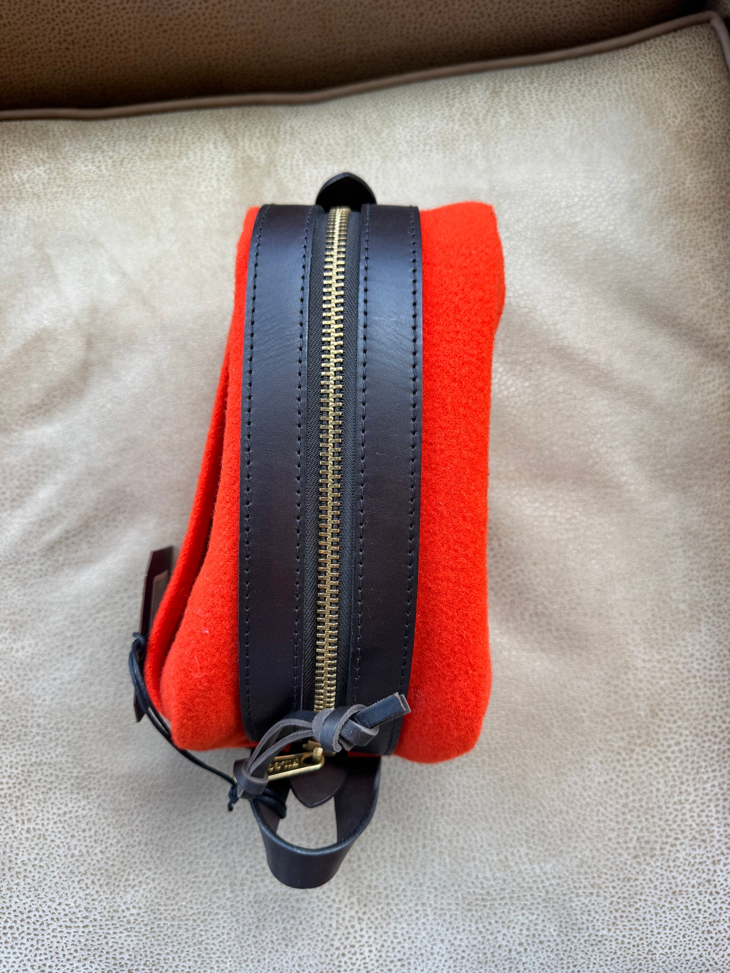 NWT Filson Dopp or Travel Kit in Flame Wool Rare, very hard to find.
