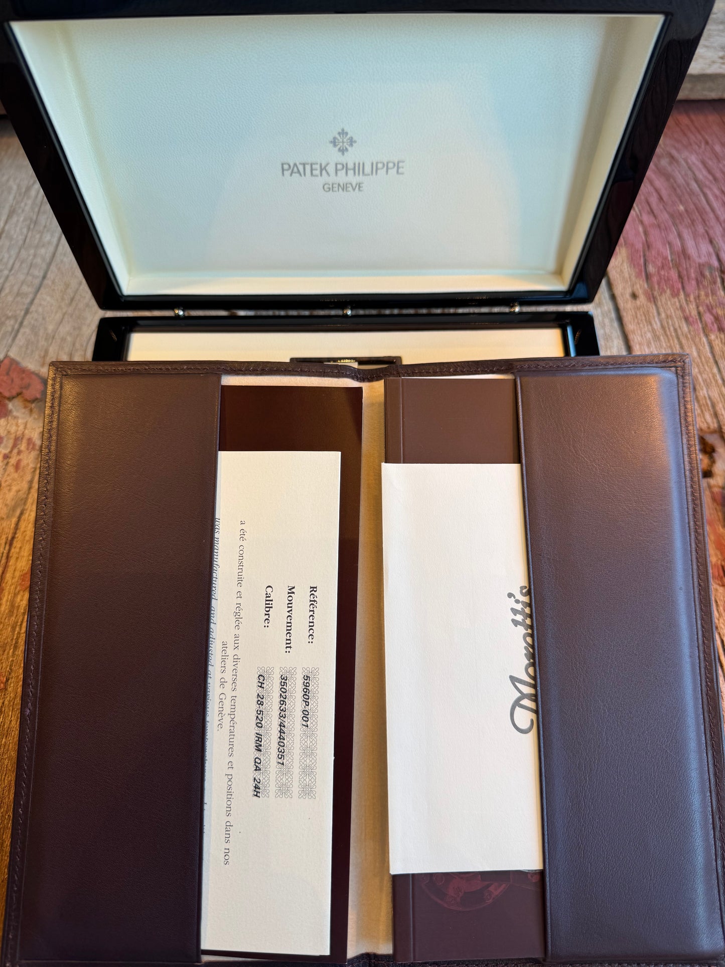 Patek Philippe Annual Calendar Chronograph Double-Sealed Annual Calendar Chronograph 5960P Brand Spanking New