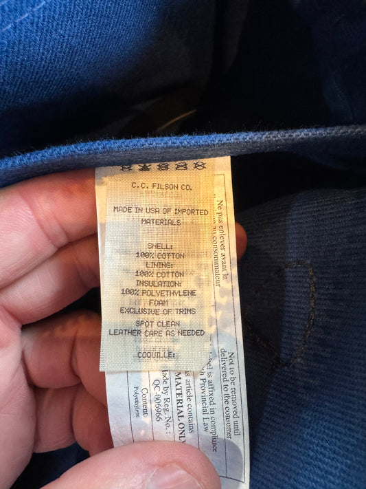 NWT Filson Rugged Twill Flag Blue Briefcase NWT Model # 20195528