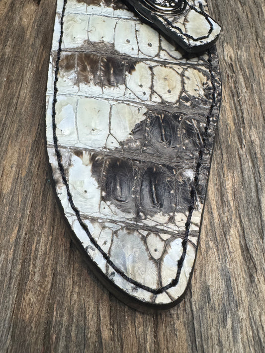 Randall Model 19-5 Exotic Natural Crocodile Sheath from Treeman.