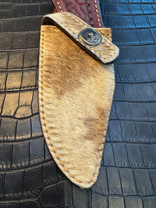 Randall Model 19-5 Exotic Giraffe Skin Sheath from Treeman.