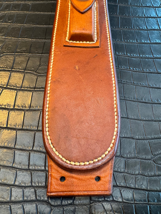 Randall Model 6-9 or 12-9 Sheath in Tan Leather made by Johnson Sheaths in the 90’s for Randall Knives.