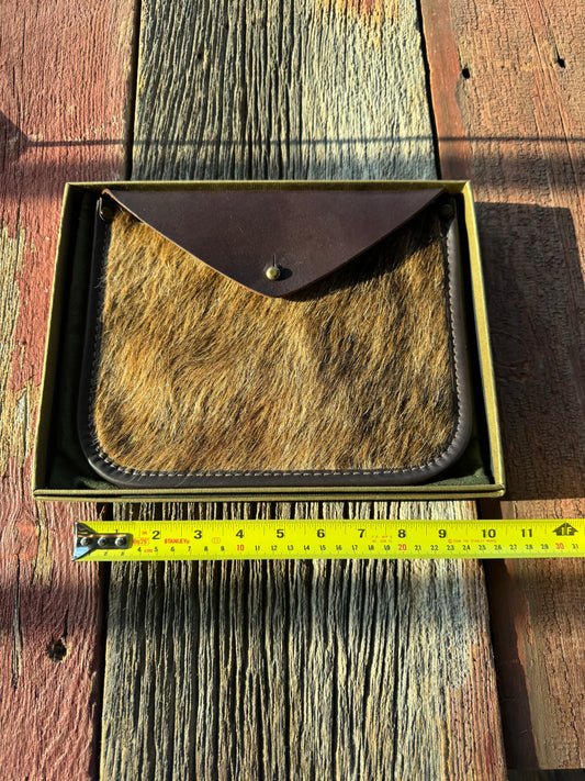 Vintage Filson NWT Restoration Dept Workshop Ranch Cowhide Leather Pouch | USA | Brown | 20085336