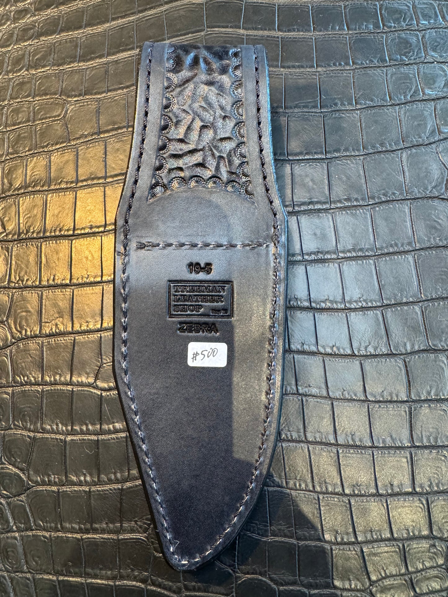 Randall Model 19-5 Exotic Zebra Skin Sheath from Treeman.