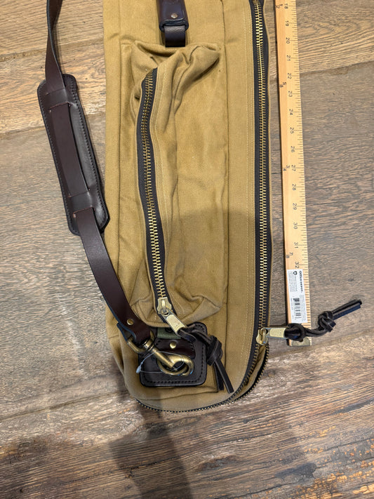 Very Rare New Old Stock Filson YKK Fly Fishing Rod Case Rugged Twill in Tan Made in USA 41 inch version. New with Original tags. new condition.