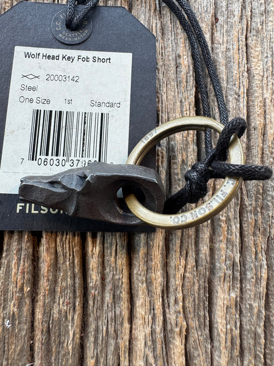 Filson Steel Wolf Key Chain Sold out at Filson.
