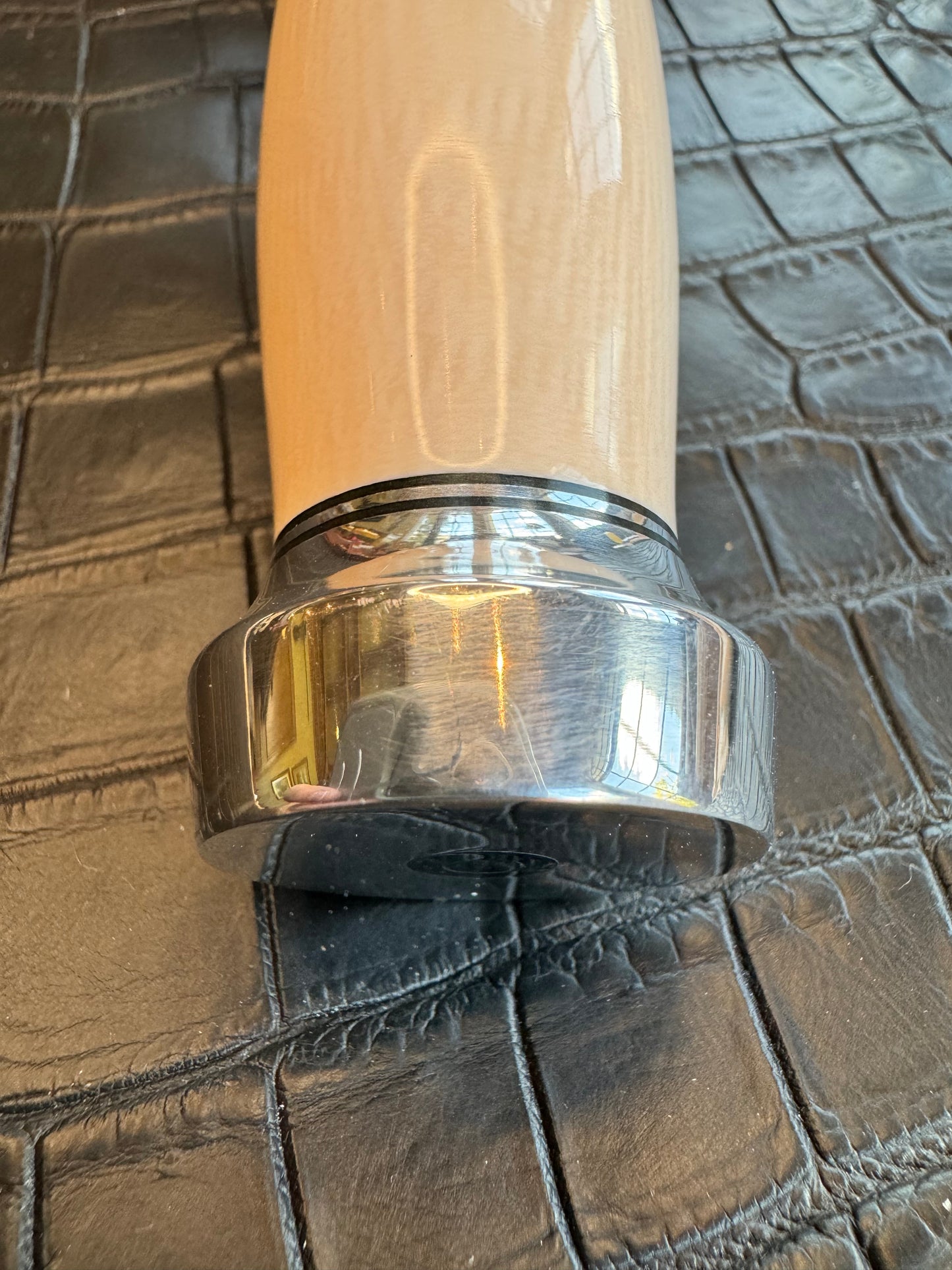 New in Paper Randall Knife Clinton Special TC Nickel Hilt Stainless Steel Resin