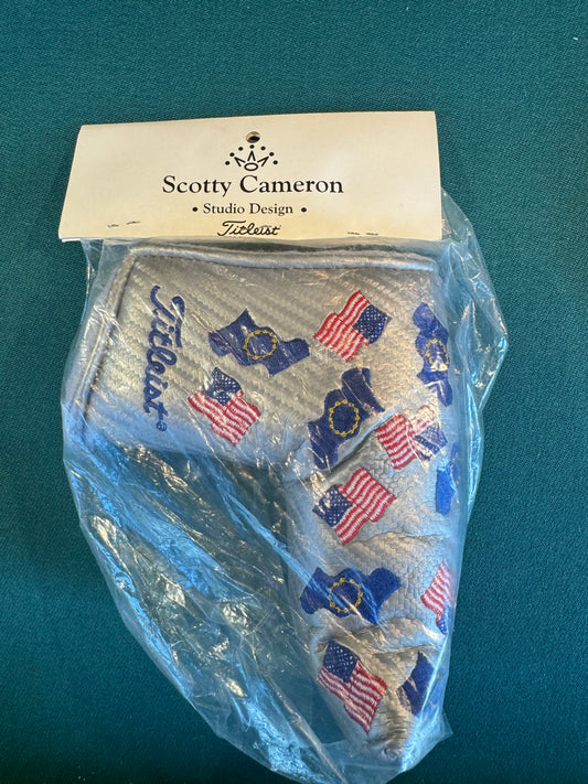 New in Bag Rare Scotty Cameron US vs UK Ryder Cup Head cover