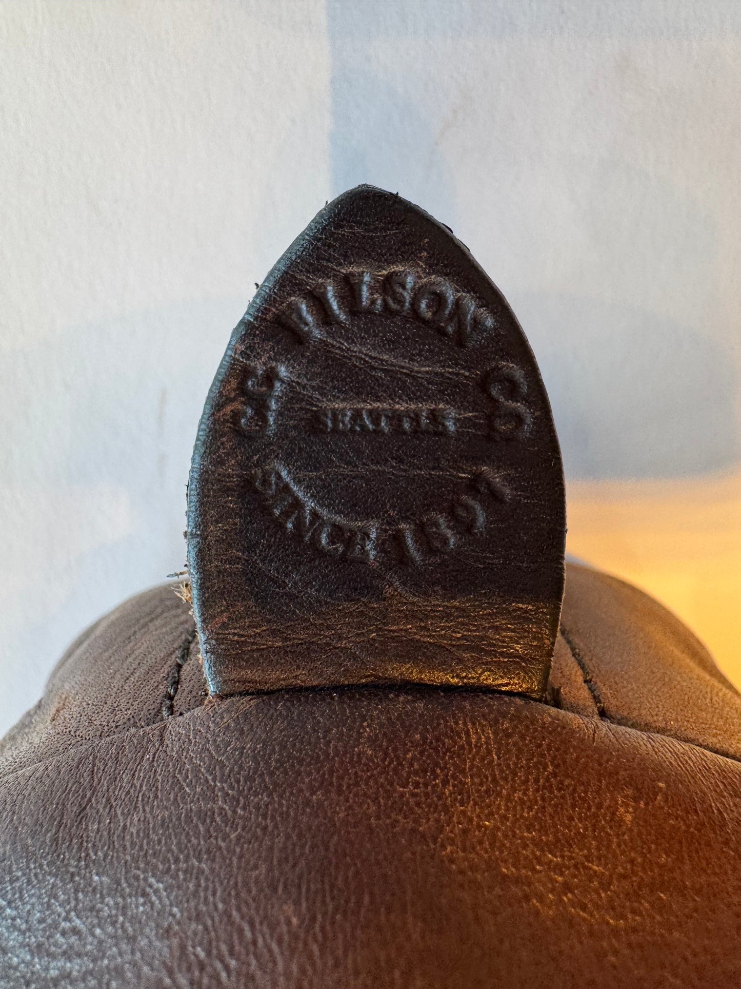 Rare Used Filson Travel Kit Dopp Weatherproof Sierra Brown Leather Made in USA