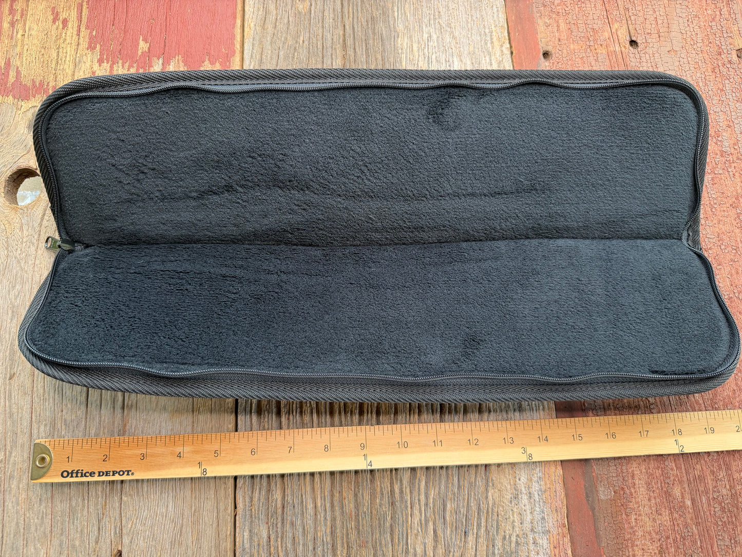 New Robbins Custom Knife case Randall Model Confederate Logo Silk threading 19 inch interior usable case