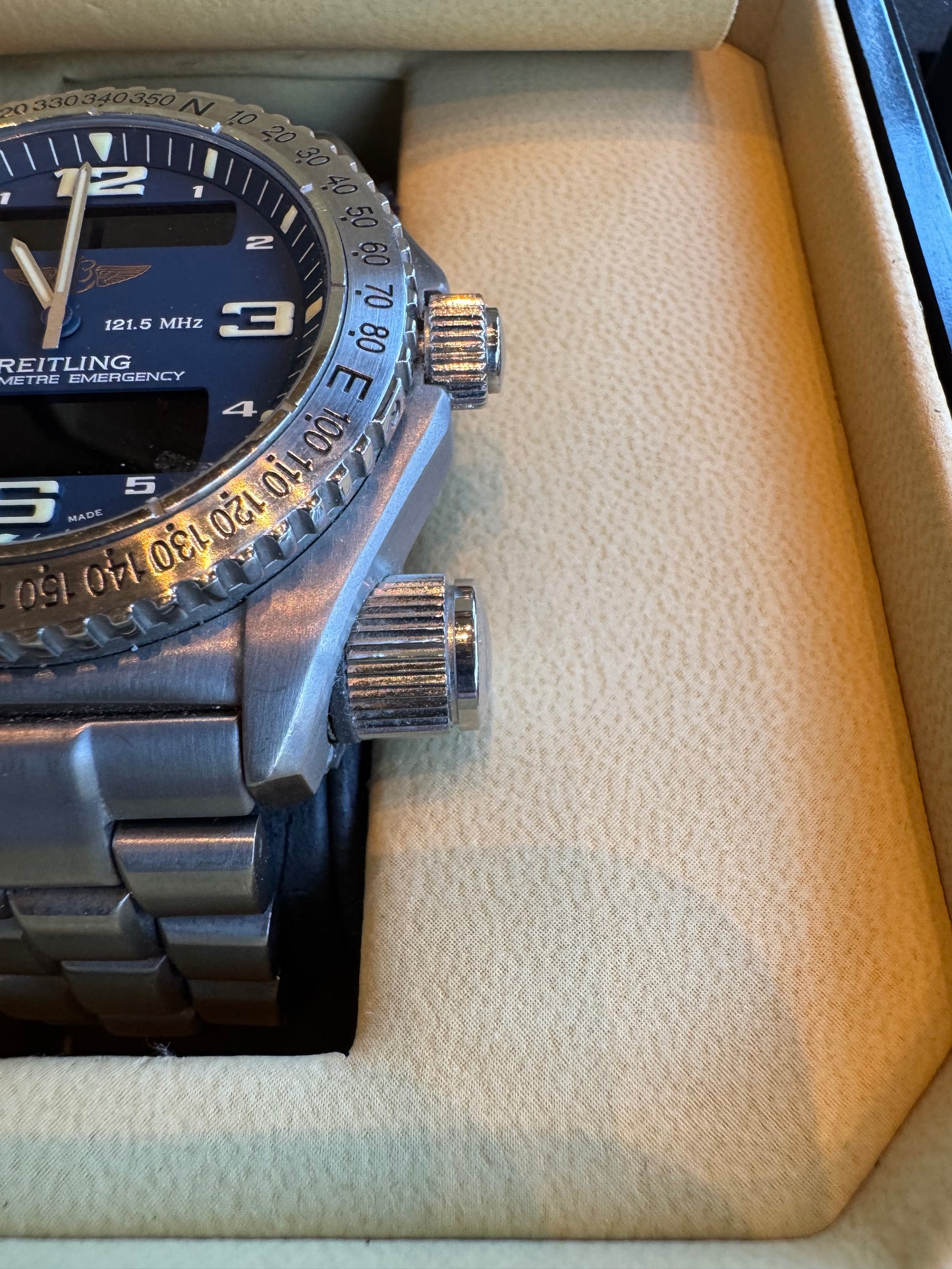 Breitling Emergency Reference Number. E73621. Eperp or Beacon never activated.