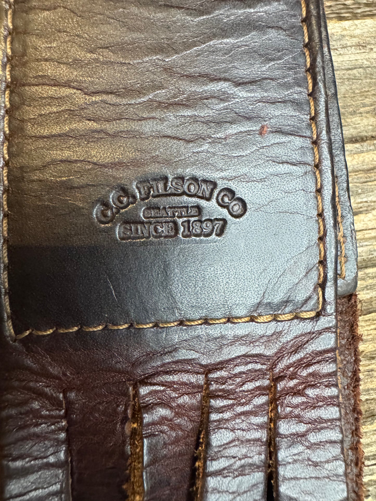 Rare Filson Game or Bird Strap in Heavy Bridle and Leather| Dark Brown| Made in the USA