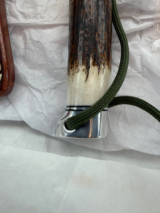 New in Paper Randall Made Knife Model Denmark Special Stainless Nickel Hilt, Wrist thong.