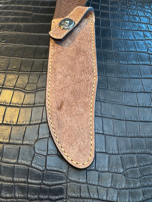 Randall Model Nordic Special Dealer Special” Exotic Sheath in Grey Hippo by Treeman.