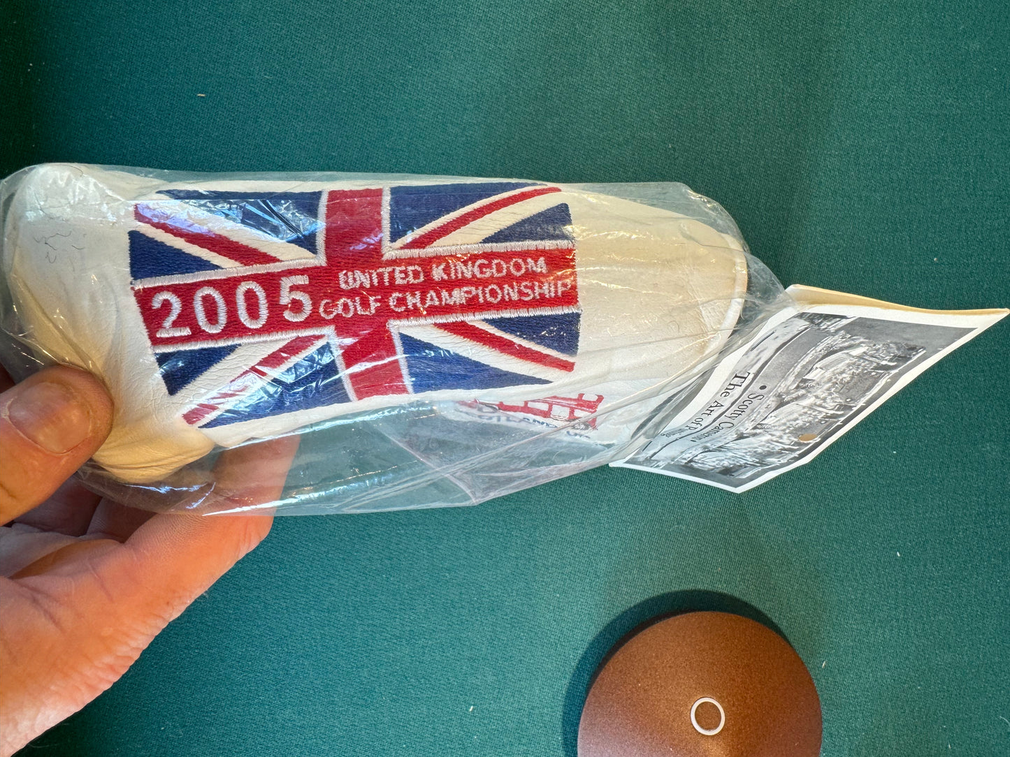 New in Bag Rare Scotty Cameron 2005 UK British Open Head cover