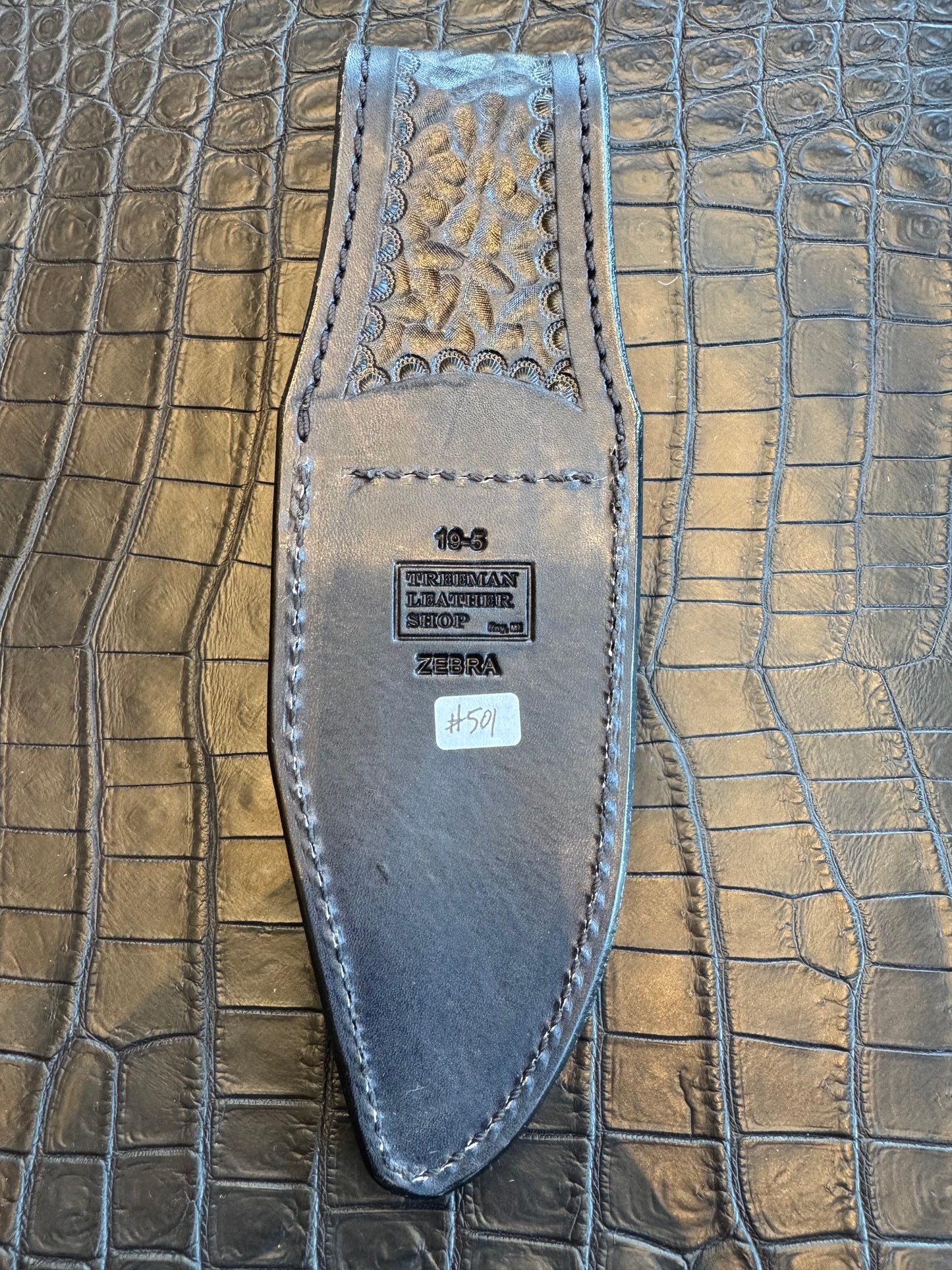 Randall Model 19-5 Exotic Zebra Sheath Multiple Stripes from Treeman.