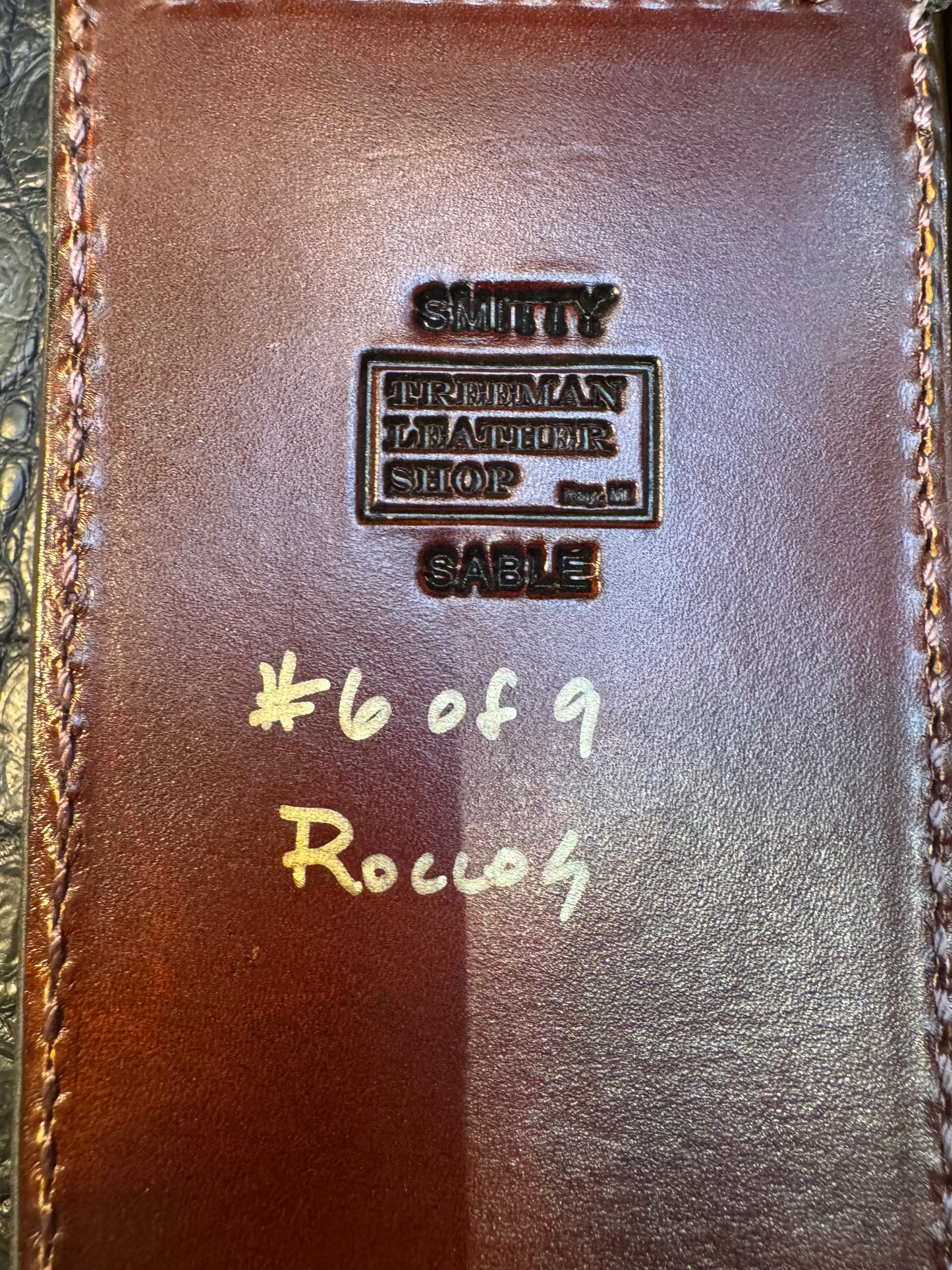 Limited Edition Set of Four Sheath’s. A Randall Model 12-11, Model 12-9, Model 12-8, Model 19-5. All in Exotic African Sable Fur. Limited to just 9 sets this being #6 of 9 by Treeman.