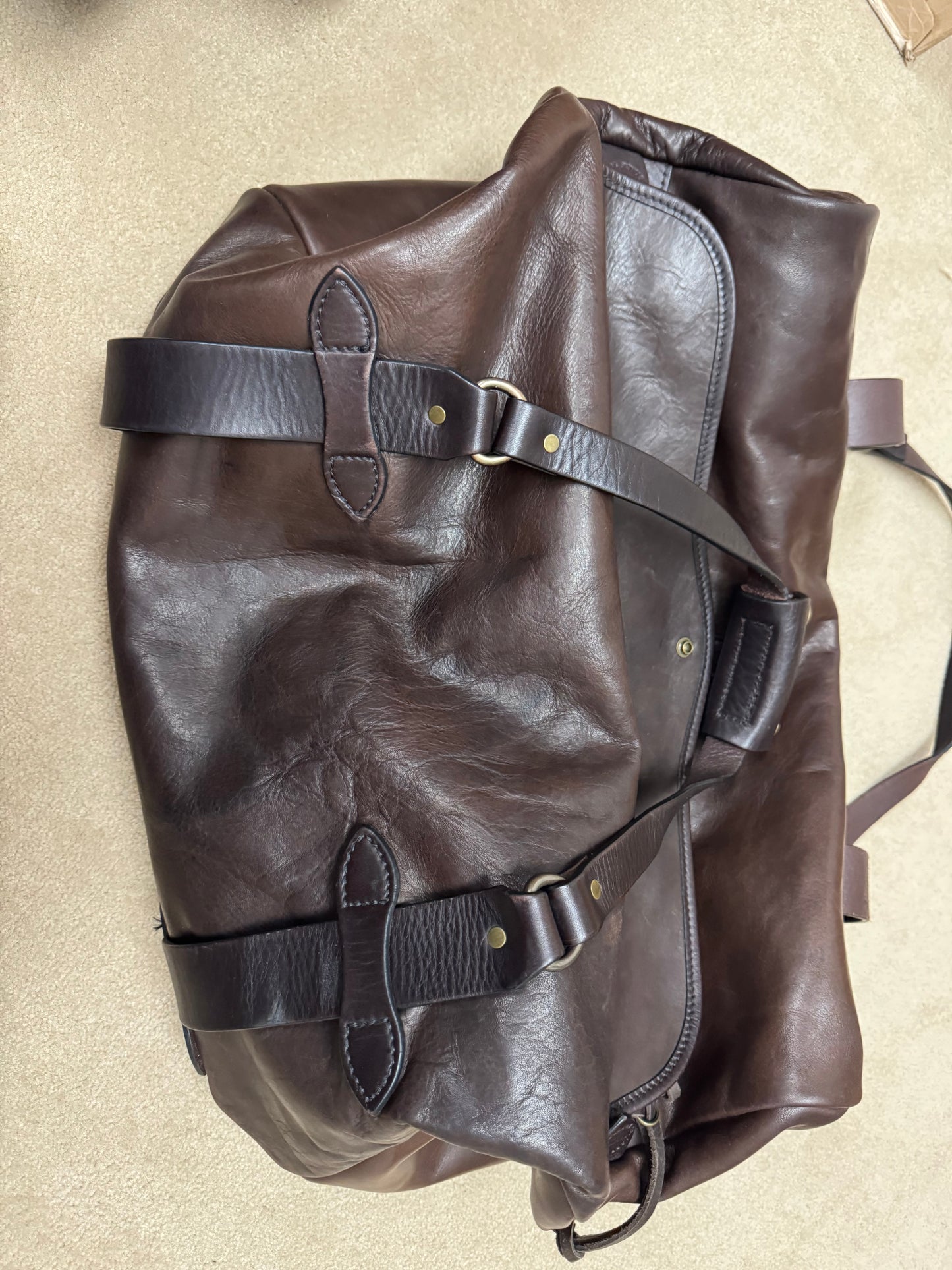 Nice Filson Weatherproof Leather Duffle Sierra Brown Grail Rare
