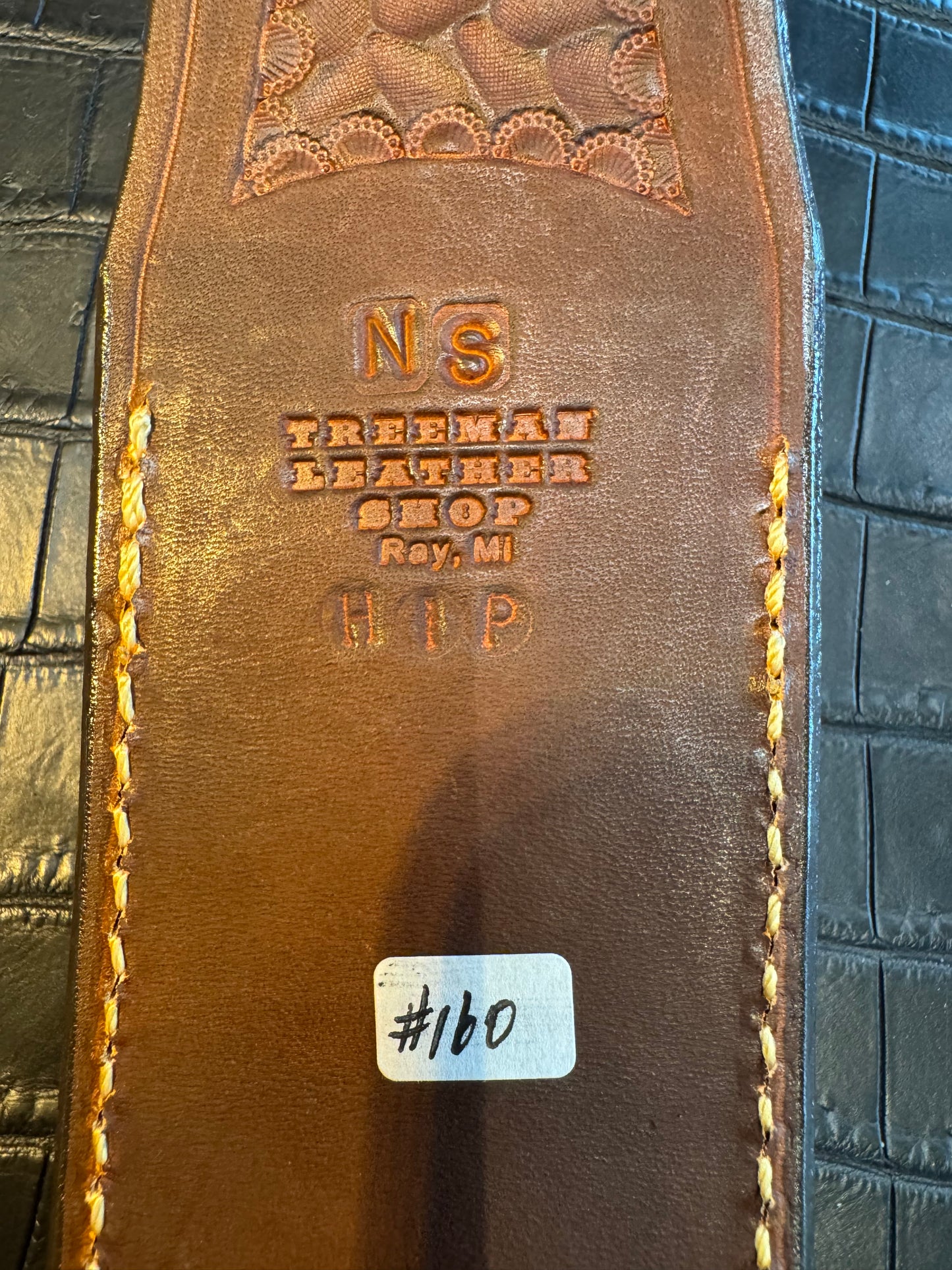 Randall Model Nordic Special Dealer Special” Exotic Sheath in Grey Hippo by Treeman.