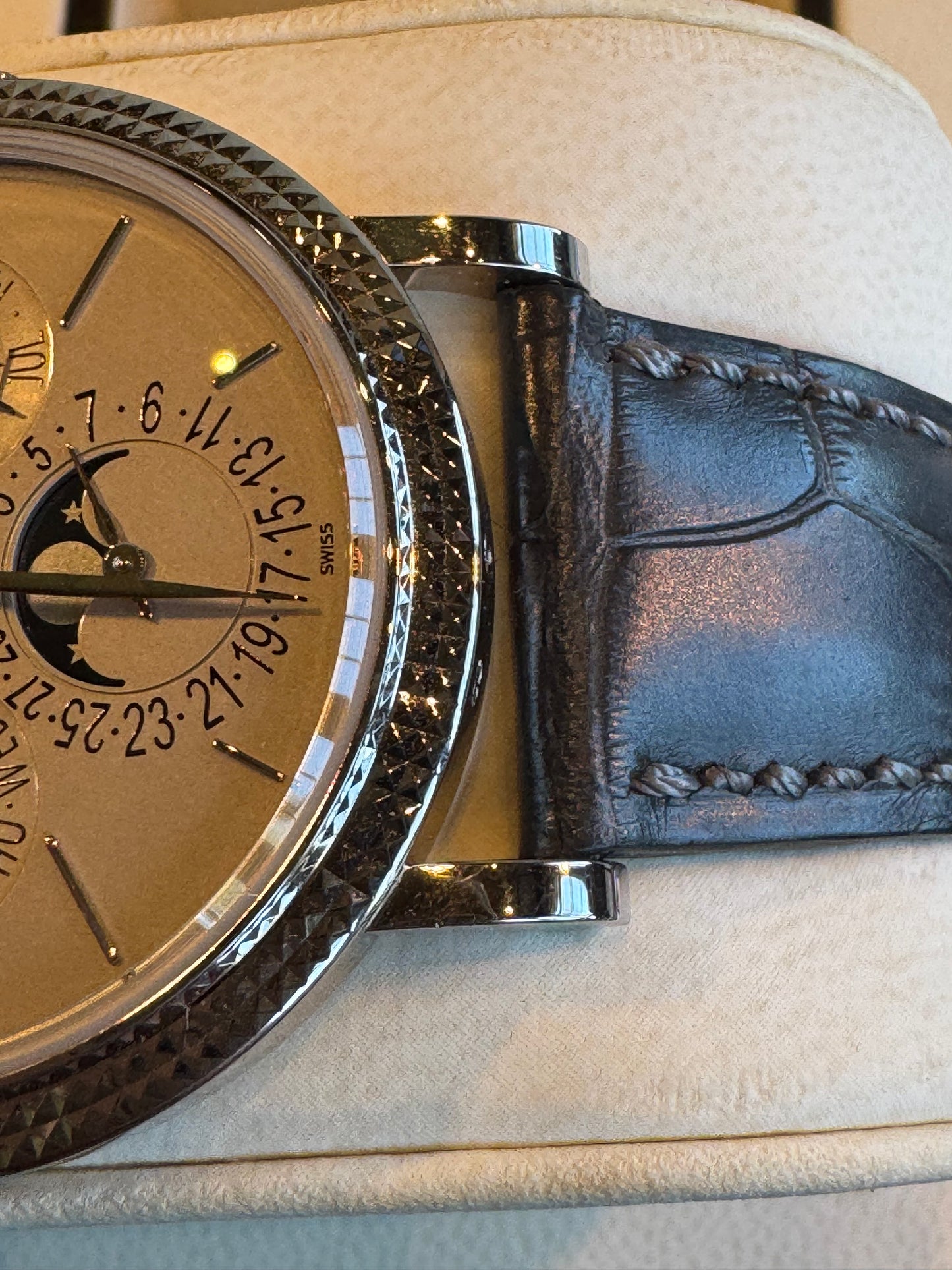 Patek Philippe Perpetual Calendar Grand Complications Perpetual Calendar 5139G-001 Matte Grey Strap like new.