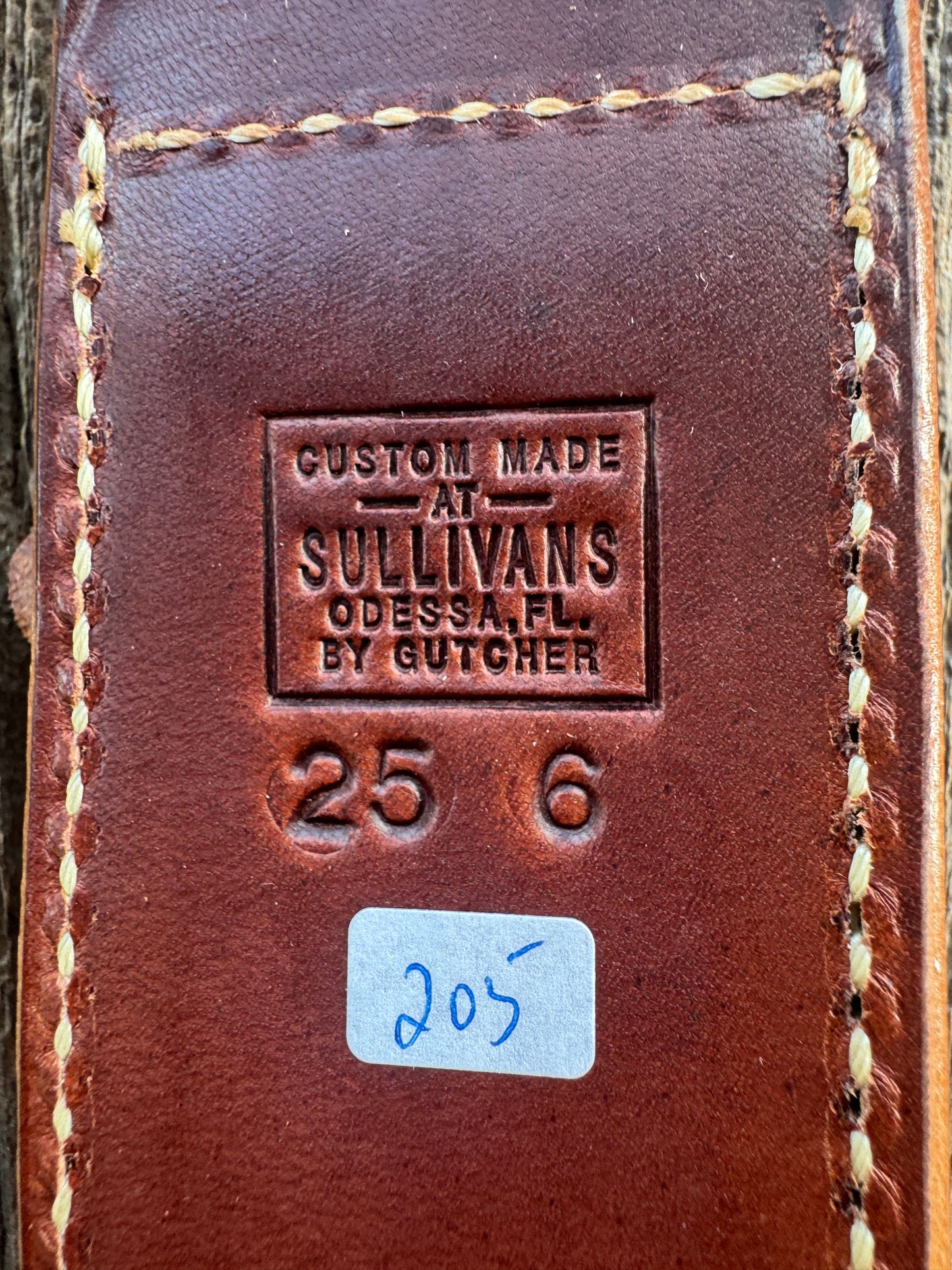 New Randall Sullivans by Gutcher Leather Knife Sheath Model 25-6 with Sharpening Stone.